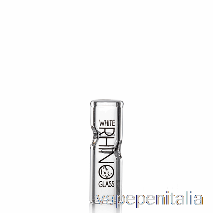 Scatola Di Vaporizzazione Mod Puntali In Vetro Rinoceronte Bianco Punta Rotonda In Vetro [xl]